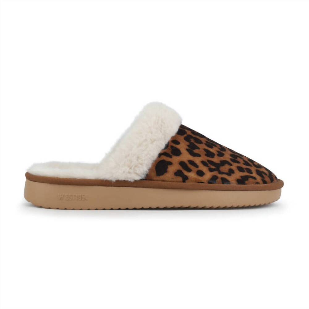 NEW VINTAGE HAVANA women's mellow slipper in wild leopard